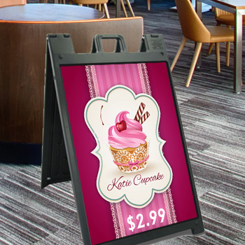 Plastic Deluxe A Frame Sign