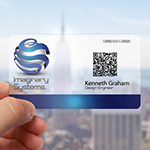 Frosted Plastic Business Card