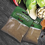 Retail header cards, labels, and product promotion prints